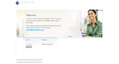 Desktop Screenshot of berylletters.com
